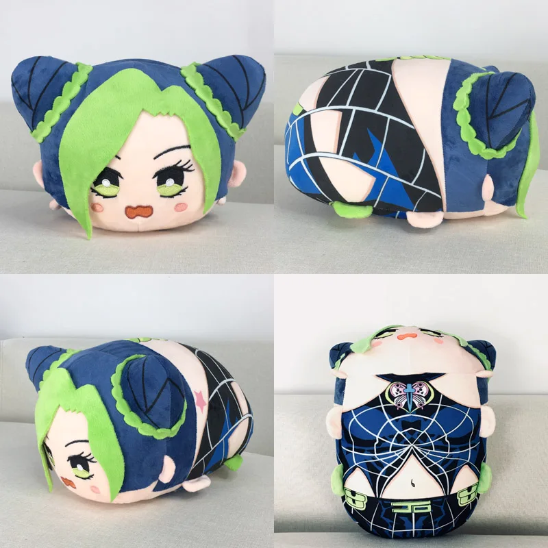 30cm Anime Role Jolyne Cujoh Cute Plush Cotton Doll Throw Pillow Plushie Props Anime Cosplay Back Cushion Toys Xmas Gift