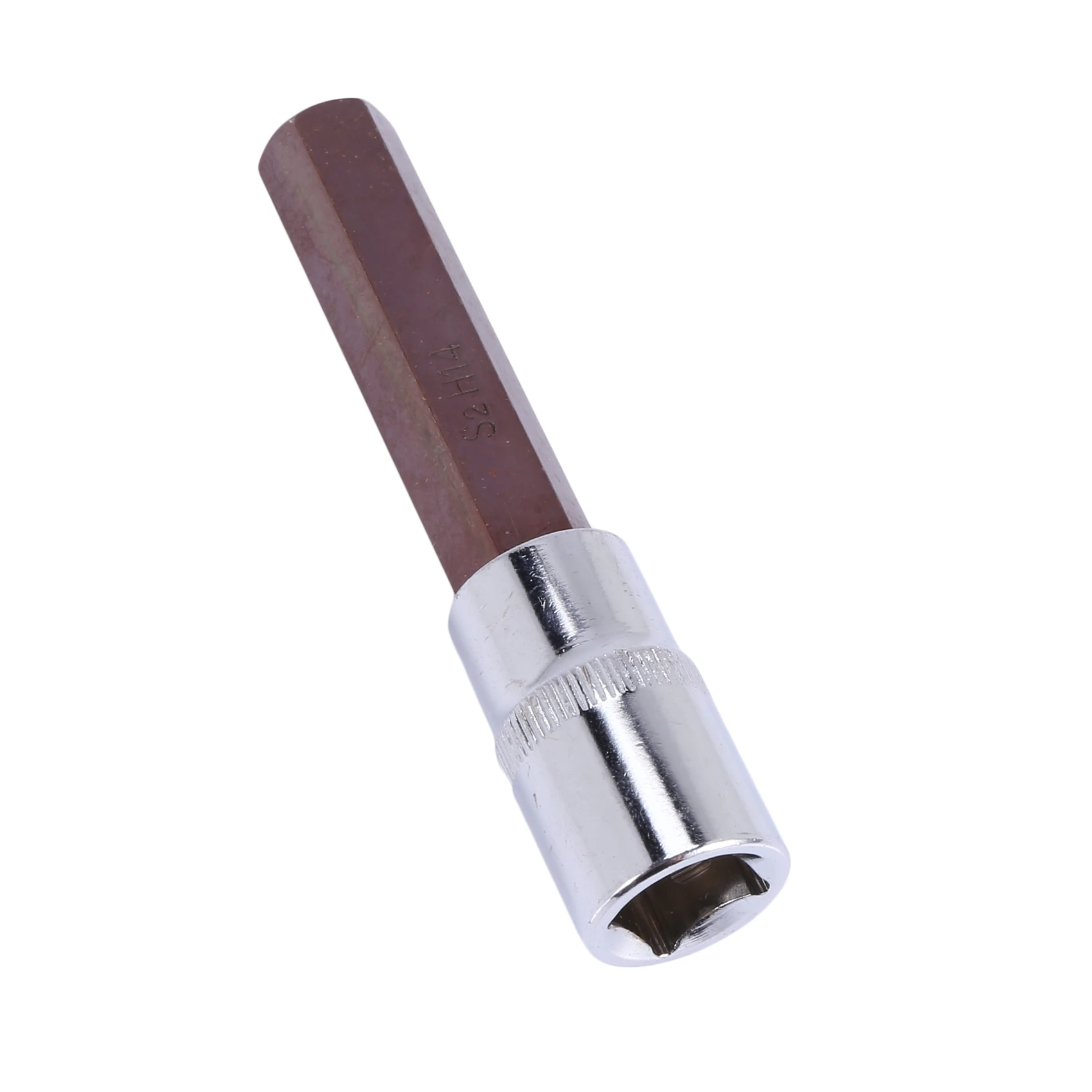 Presa extra lunga con punta esagonale da 14 mm con attacco da 1/2 pollice, acciaio S2