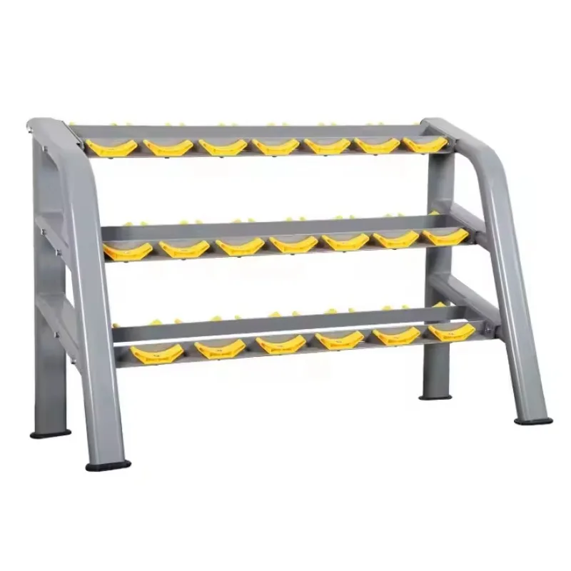 3-Tier Space-Saving Dumbbell Storage Rack Professional Grade Build For Commercial Gym Fitness Training Equipment New Arrival