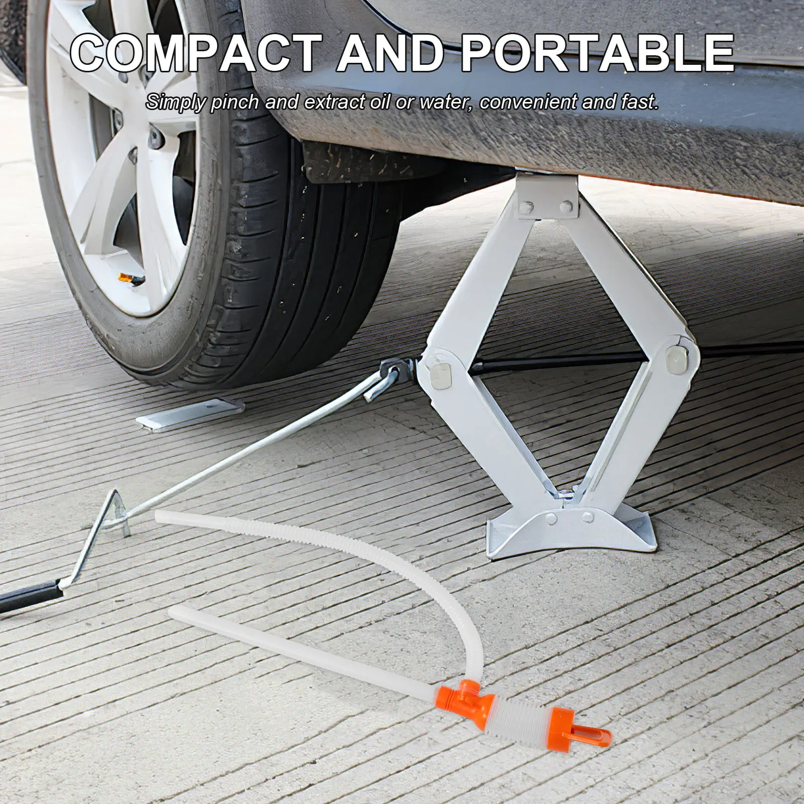 

Hand Operated Fuel Transfer Pump Manual Oil Extractor Pump for Automotive Diesel Heavy Duty Liquid Transfer