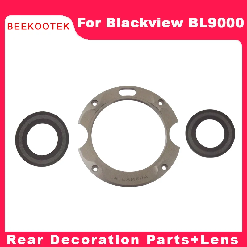 Original Blackview BL9000 Back Metal Decoration Parts Rear Main Camera Lens Wide Angle Camera For Blackview BL9000 Smart Phone