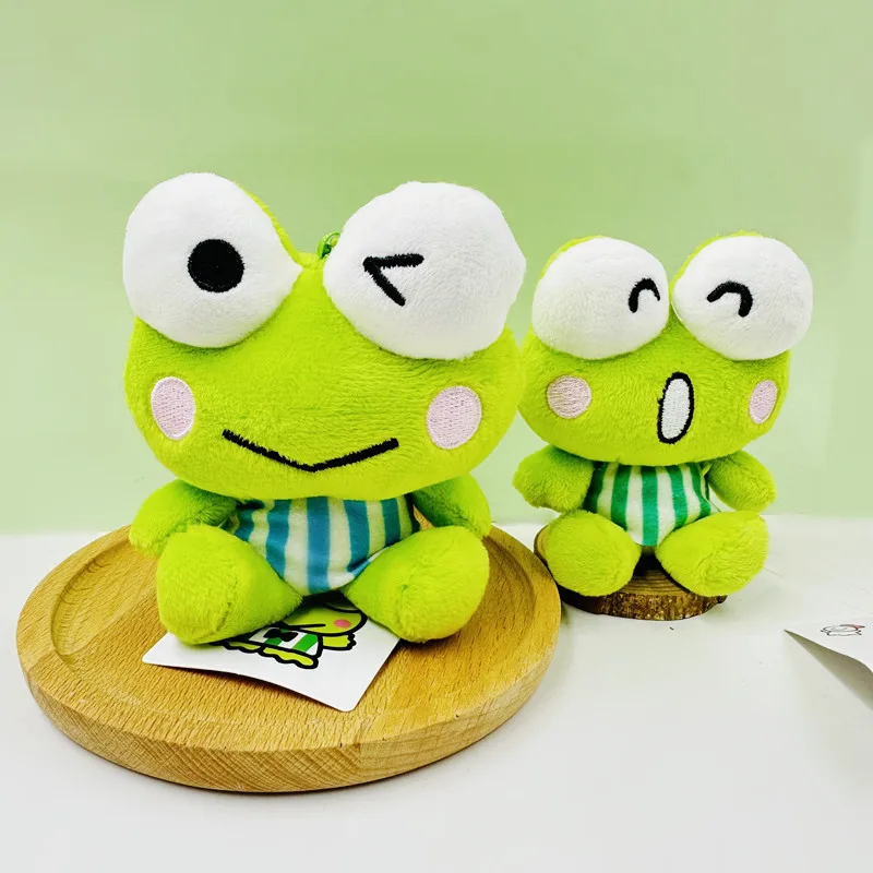 Kero Kero Keroppi Sanrio moja melodia Cartoon pluszowe wypełnione lalka cudowny plecak wisiorek mała żaba breloczek prezenty dla chłopców dziewcząt