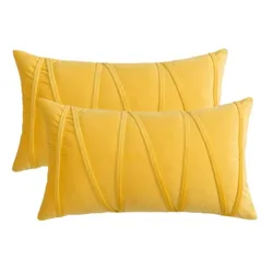 1/2Pcs Velvet Throw Pillow Covers 30x50cm 45x45cm 50x50cm Sofa Accent Couch Cushion Cover for Bed Living Room Square Pillow Case
