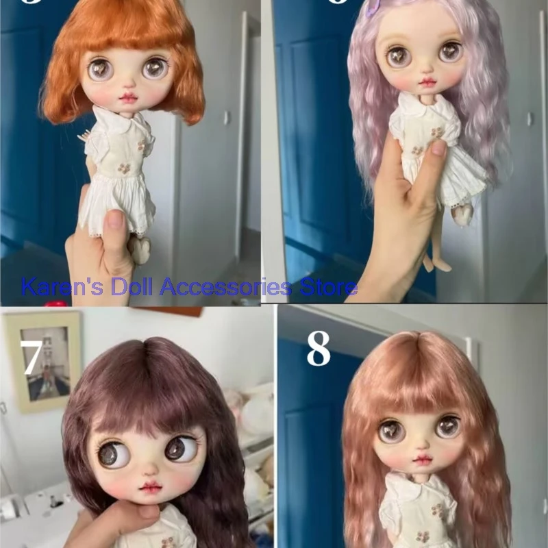 2026 handmade Newest colorful various Hotting Blythe wig Mohair Fit 9-10inch head circumference Qbaby M00001