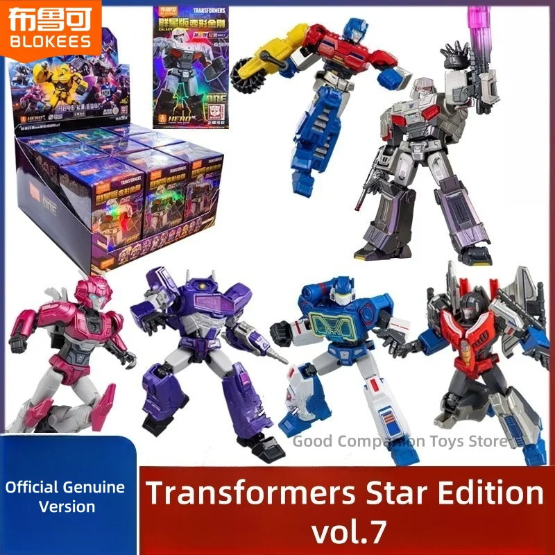 

Genuine Blokees Transformers Soundwave Optimus Oscillation Wave 7th Edition Blind Box Assembly Model Kit Action Figure Toy
