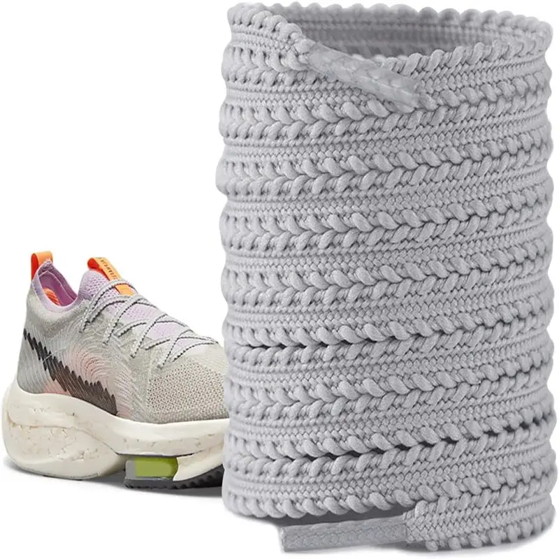 1 Paar flache Schnürsenkel für Laufschuhe, sportliche Ersatzschnürsenkel, Unisex-Schnürsenkel für Turnschuhe, Schuhzubehör – Detail 2