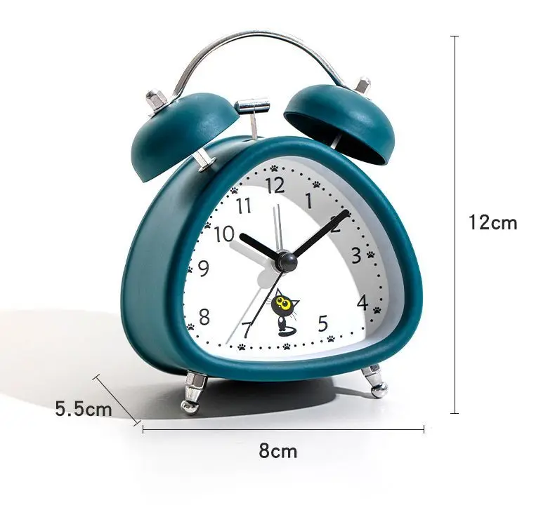 

New cute creative alarm clock timed student wake up alarm clock desktop children boys and girls creative bedside students use wa
