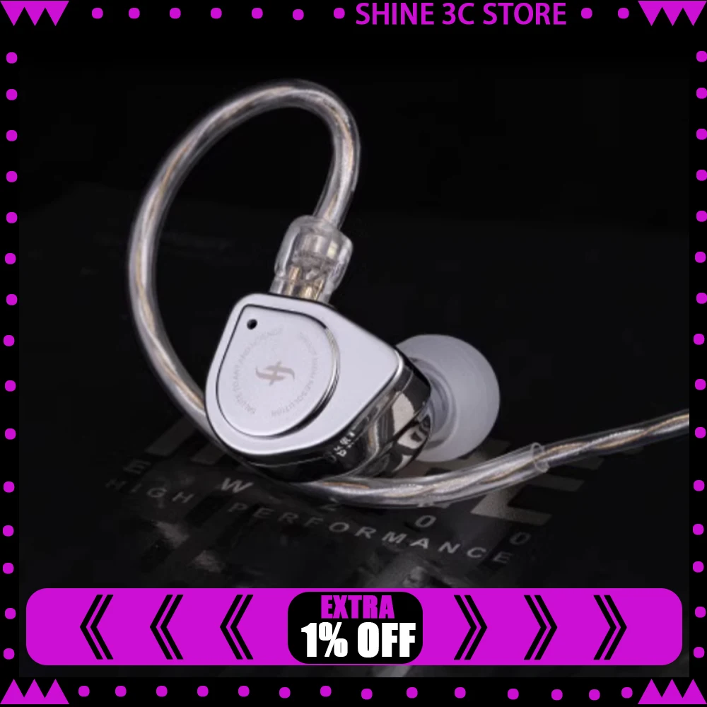 

Наушники SIMGOT EW200, диафрагма SCP, 10 мм, двойная магнитная схема и двойной динамический драйвер, наушники-вкладыши для геймеров, подарки