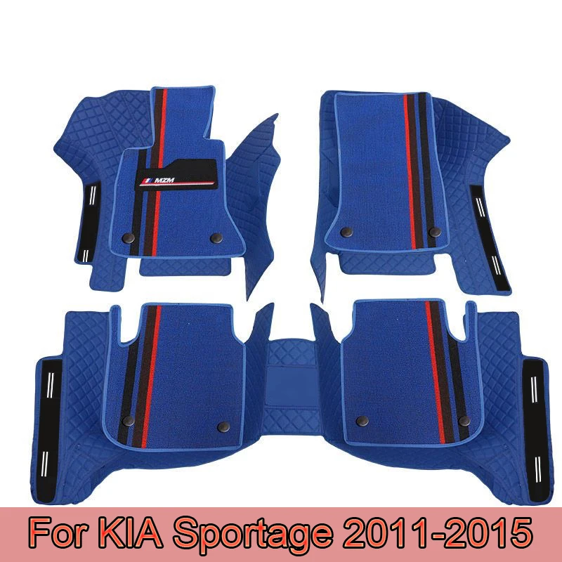 Car Floor Mats For For KIA Sportage 2015 2014 2013 2012 2011 Rugs Surround Auto Interior Accessories Carpets