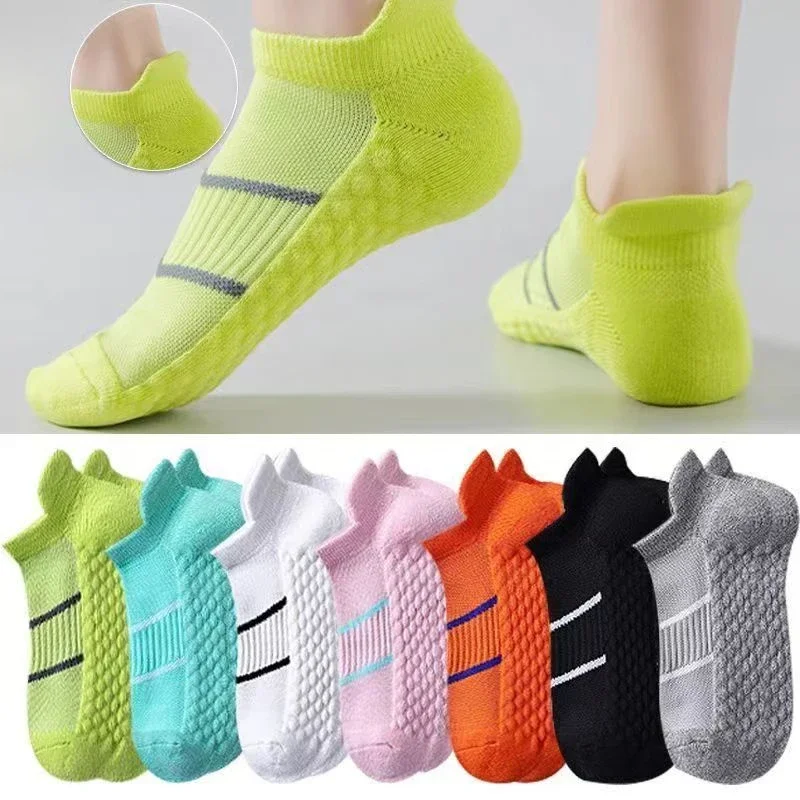 Calcetines para correr para hombre y mujer, medias transpirables antideslizantes para baloncesto, deporte, ciclismo, caminar, calcetín para exteriores, calcetín atlético de algodón sin sudor