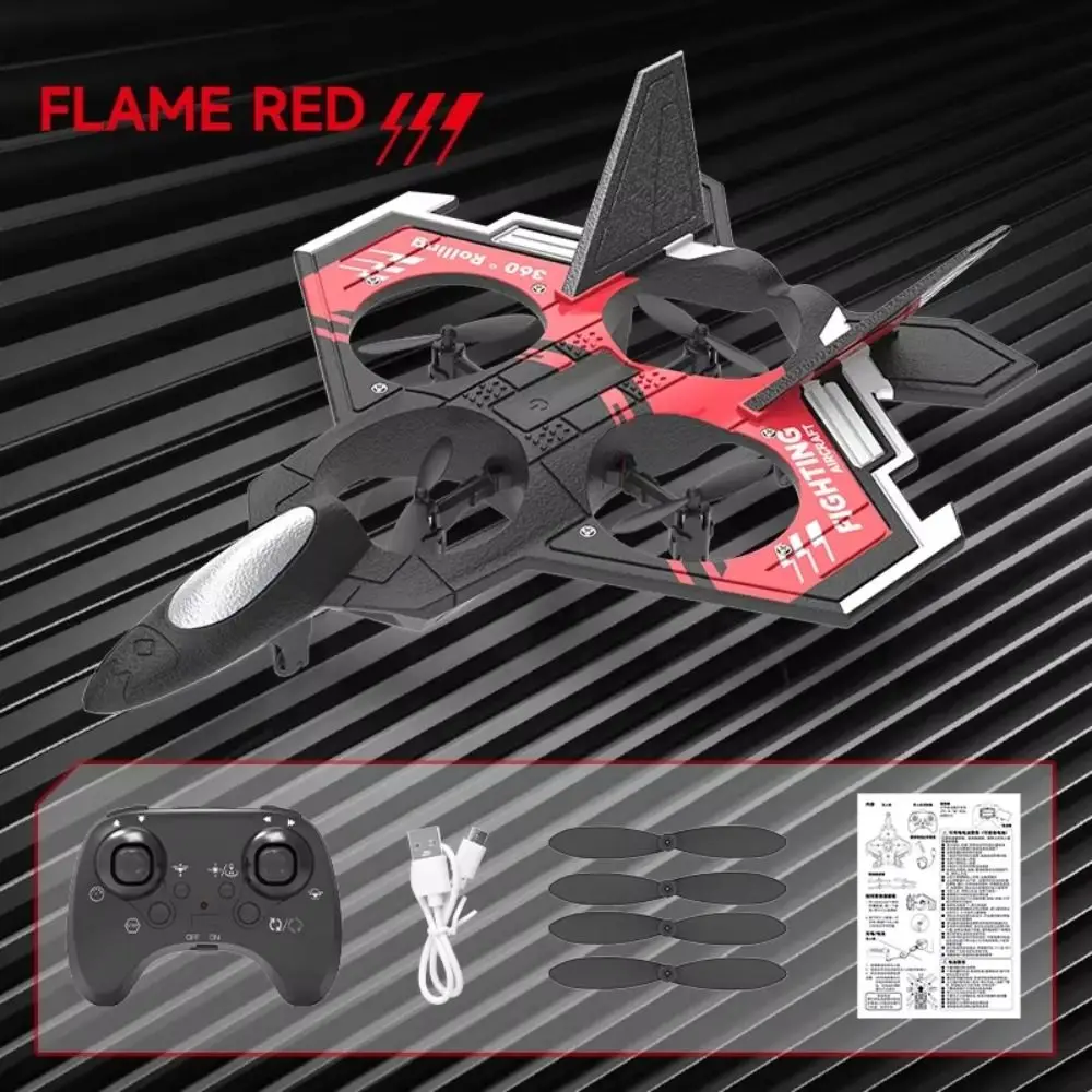 Avión Rc S98, planeador de espuma con Control remoto, avión de ala fija, juguete Quadcopter, acrobacias de altura, Dron de cuatro ejes, juguetes voladores para niños