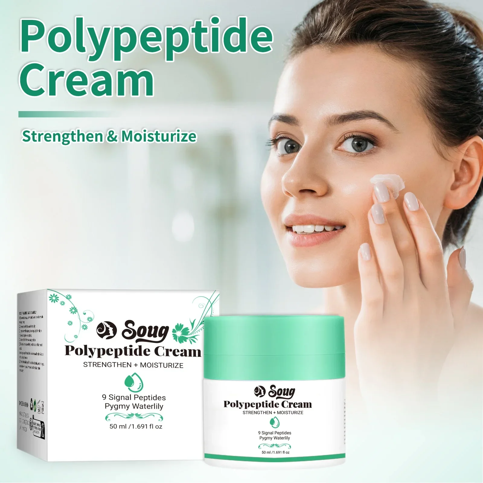 Soothing Firming Face Neck Cream Lifts Nourishes Fights Early Aging Gentle Reparative Moisturizer for Sensitive Skin Care view 2