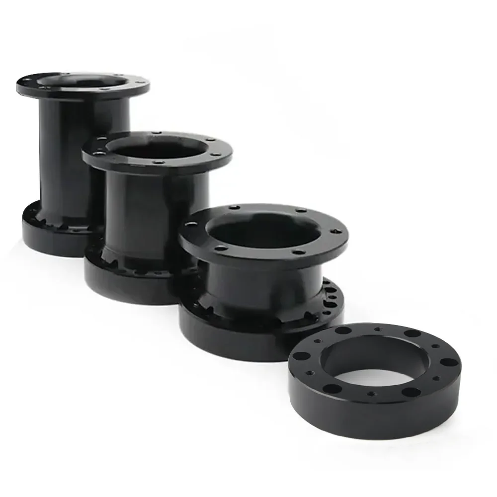 Universal Steering Wheel Hub Spacer 13/51/76/101/128 mm Steering Wheel Hub Boss Kit Adapter Spacer Black