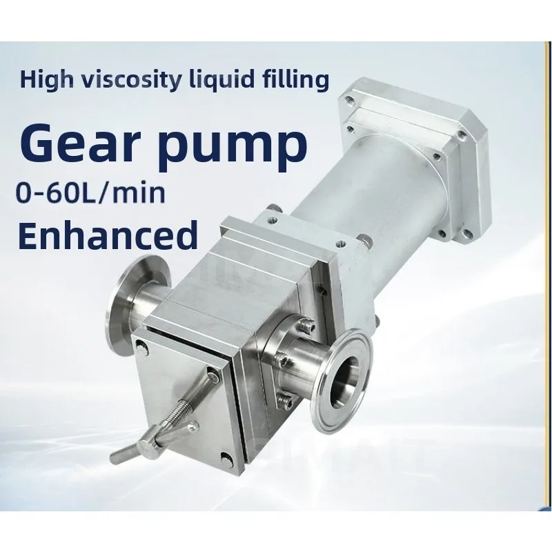 60L Pump, High Viscosity Gear Pump 316L Stainless Steel, Cream Liquid Filling Metering