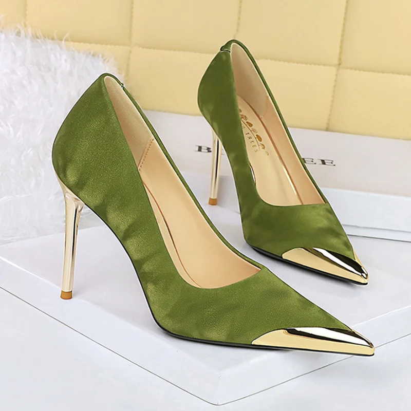 Women Chic Green Le…
