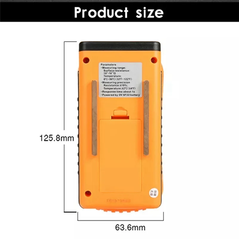 AS94-GM3110 جهاز اختبار مقاومة السطح عالي الدقة جهاز اختبار مضاد للكهرباء الساكنة مقياس المقاومة الرقمي المضاد للكهرباء الساكنة
