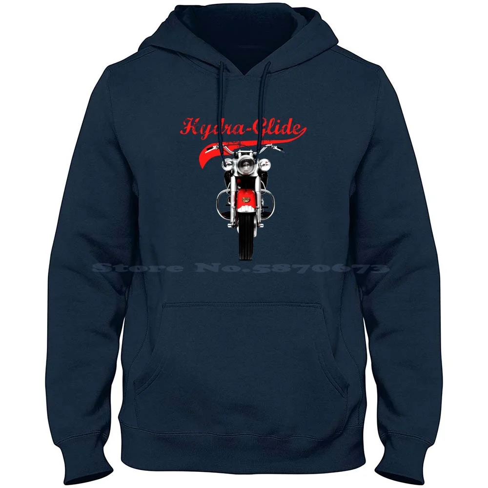 The 1954 Glide 100% Cotton Hoodie Classic Motorcycle Vintage Motorcycle Transportation Antique Vintage Glide Panhead Hog