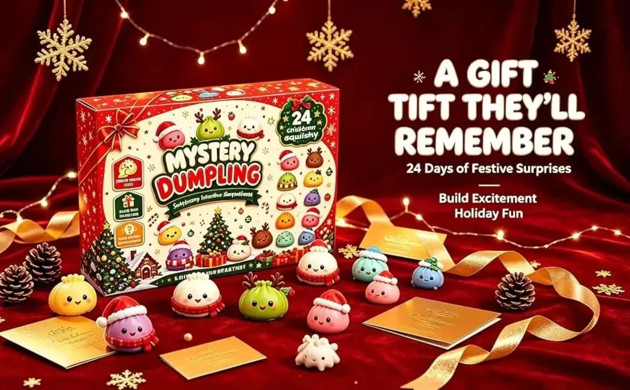 Weihnachts-Quetsch-Adventskalender 2026, Fidget-Countdown-Kalender mit Überraschungen, sensorisches Fidget-Spielzeug für Erwachsene, Weihnachtsparty-Geschenke – Detail 9