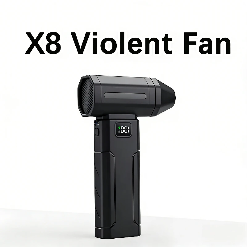

Turbo Jet Fan X8 150000RPM Brushless Powerful Electric Air Blower Vacuum Dust Cleaner Portable Dust Cleaner Violent Fan