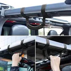 4pcs for Wrangler handle car roof safety handle door handle inside the car plastic handle cloth armrest frame