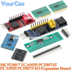 5pcs/1pc MCP23017 16bit Serial I/O Expansion Board TCA9555 PCF8574T PCA9555 Converter Module IIC I2C to GIPO for Arduino