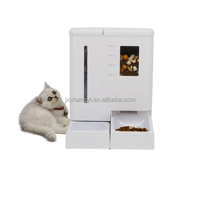 

STLF Wholesale 5L Tuya APP Control Automatic Pet Food and Water Pet Supplies Pet Bowls Feeders with HD Timer