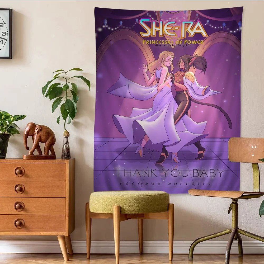 She Ra and The Princesses of Power Hanging Bohemian Tapestry Hanging Tarot Hippie Wall Rugs Dorm Wall Hanging Home Decor