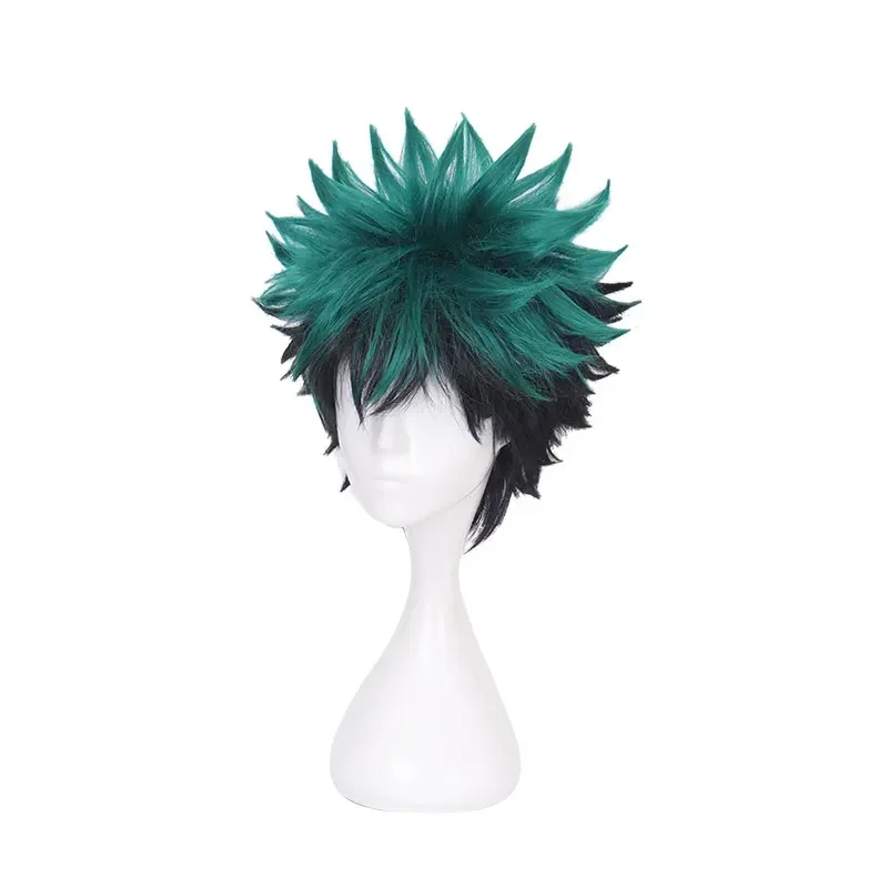 بلدي الأكاديمية شعر مستعار تأثيري Izuku Midoriya شعر مستعار Boku No الأكاديمية/الأكاديمية تأثيري الشعر Izuku Midoriya Deku شعر مستعار Hairnet