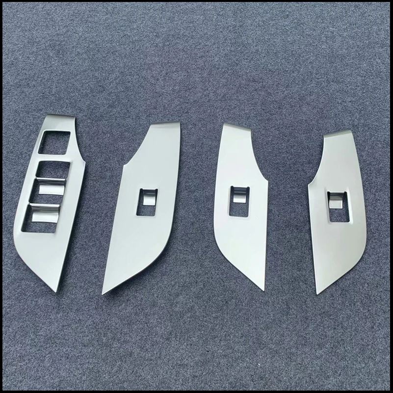 Car Styling For Toyota RAV4 RAV 4 2019 2020 Window Glass Lift Switch Button Panel Cover Trim Decoration Auto Accessories