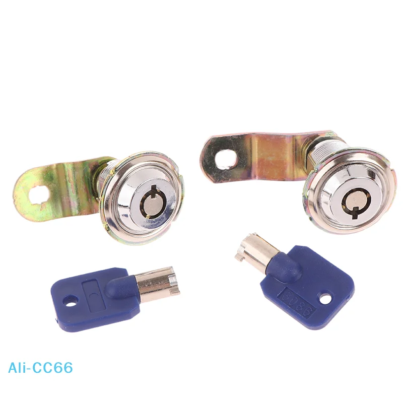 【C】1 مجموعة DIY ممر الكرة والدبابيس فتحة ألعاب رافعة سوينغ آلات بيع خزانة خشبية عملة الباب ممر قفل مفتاح قفل كام #3