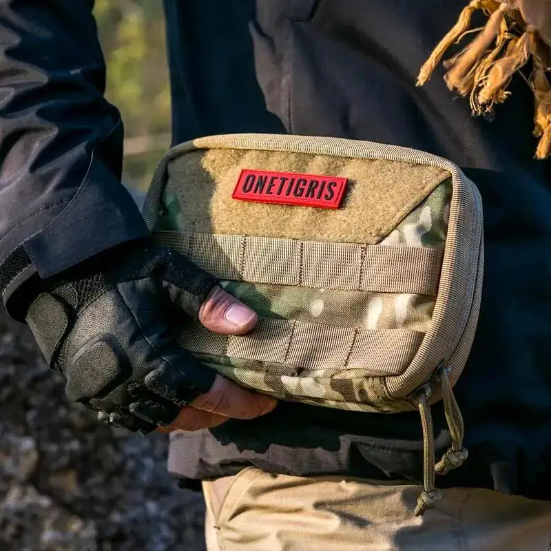 

ONETIGRIS MOLLE Admin Pouch Tactical Multi Medical Kit Soft Bag Utility Tool Belt EDC Pouch For Camping Hiking