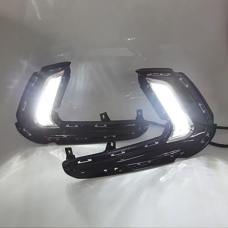 LED Fog Light Front Bumper LED Daytime Running Light Fit For Hyundai Elantra 2016 2017 2018 LED Turn Signal Fog Lamp Assembly