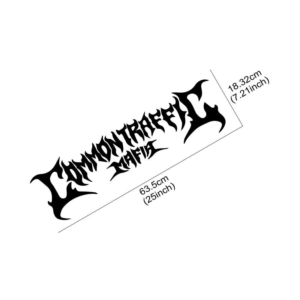 زجاج سيارة راية الرسومات النافذة الخلفية المرور المشترك المافيا سباق المشارب شارات الفينيل شاحنة الجسم ملصق اكسسوارات الديكور