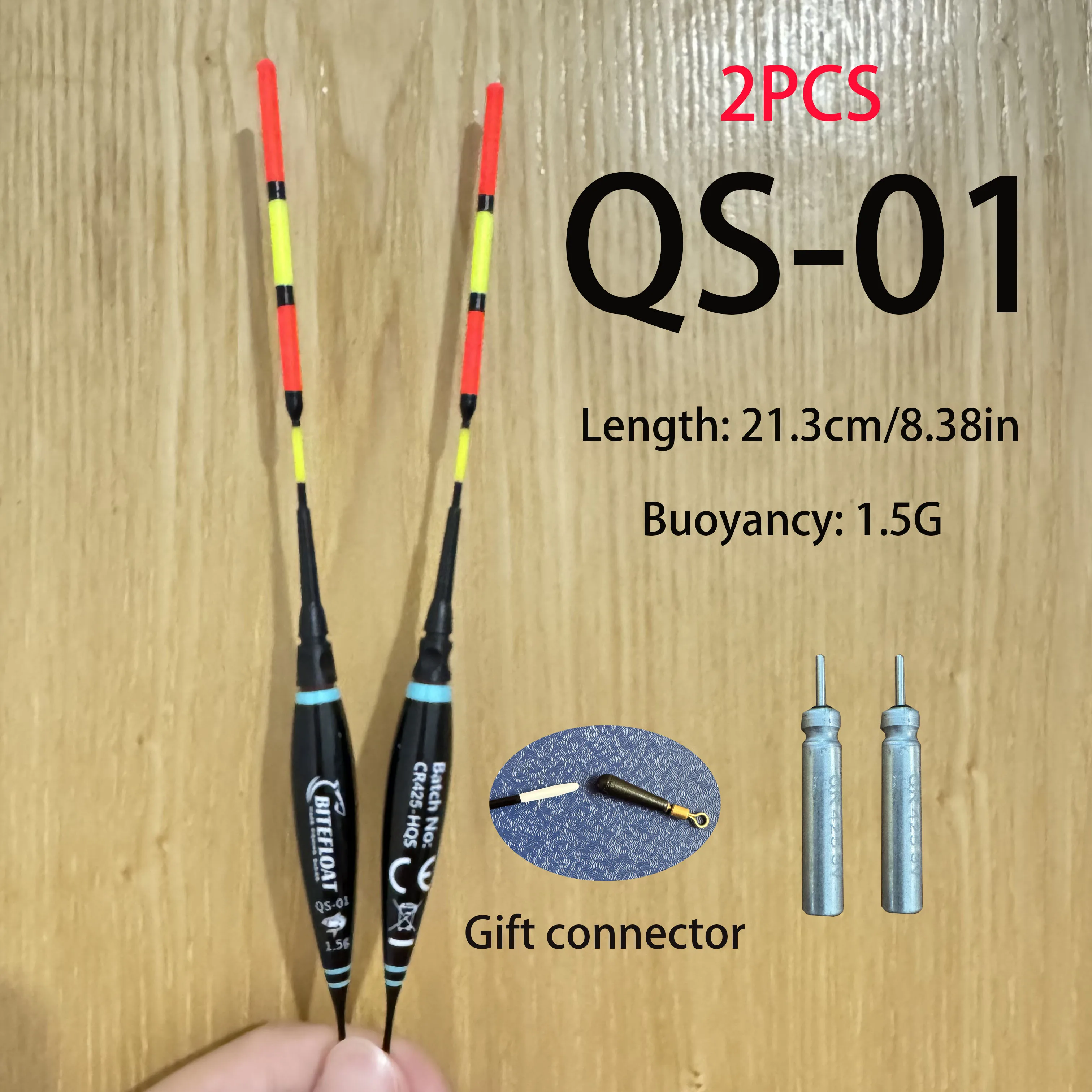2 flotteurs lumineux ordinaires à LED, flotteurs électroniques pour la pêche
