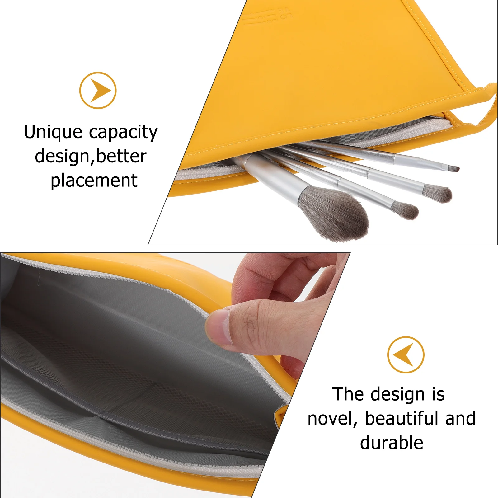 Bag Luxurious Pu Easy Hold Clean Cloth H held Travel Portable Cosmetics Storage Holder Storage