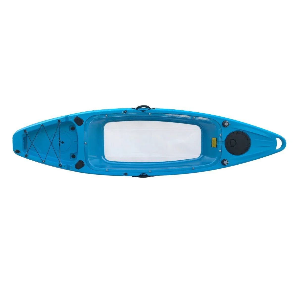 Outdoor Eco-Friendly PVC Rotational Molding Transparent Fishing Kayak for 1-2 People  2026