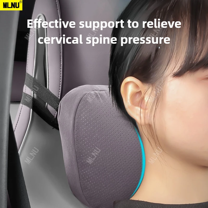 مسند الرأس لدعم قطني من جلد الغزال لـ BYD Seal U/Song PLUS/Sealion 6 ملحقات 2025/2024 جلد مريح لتخفيف التعب 2023 #3