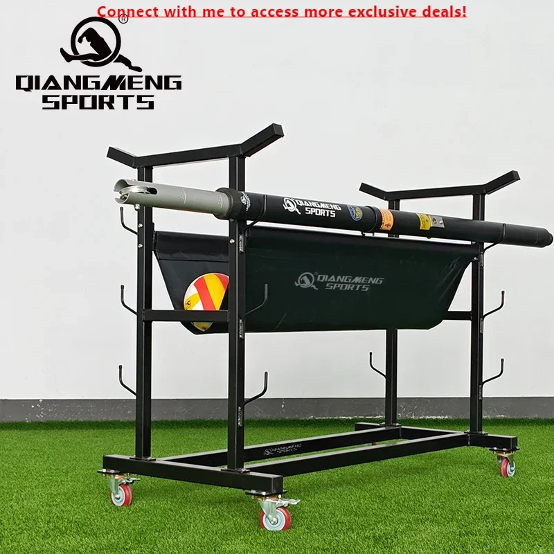 

Factory Direct Storage Volleyball Post Volleyball Par Removable Volleyball Equipment Storage Cart
