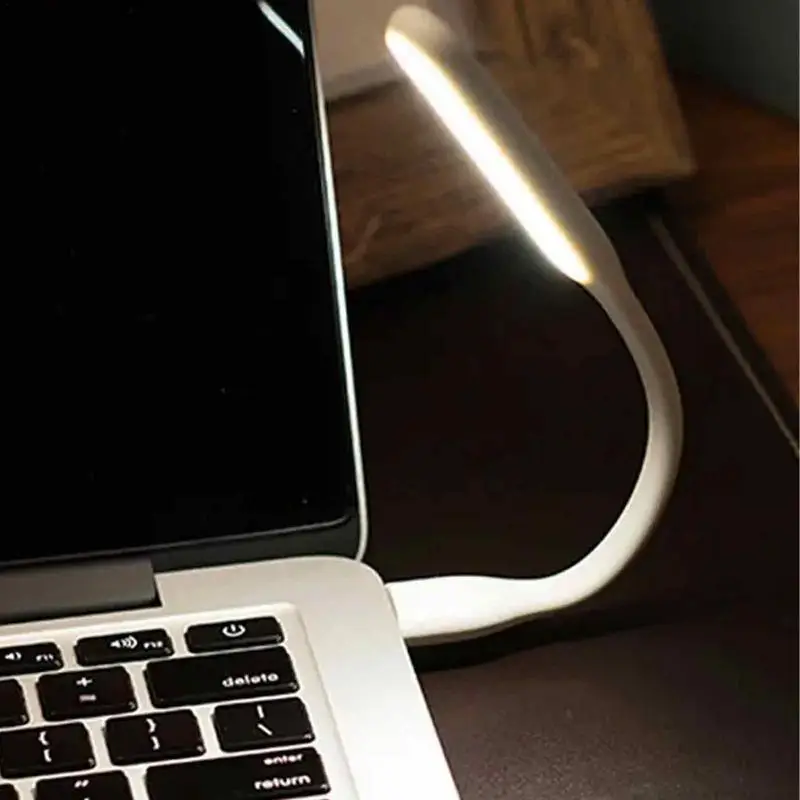 Usb flexível luz para computador 5v portátil mini usb led night light leitura usb led lâmpada de luz para portátil notebook banco de potência