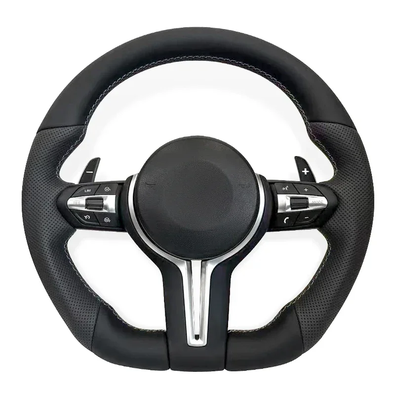 

M Performance Leather Steering Wheel for BMW F30 F32 F10 F20 F07 F01 F80 E46 E60 E90 M3 M4 M5 M6 Steering Wheel Car Accessories