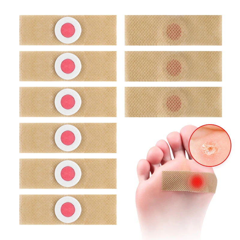 6 szt. Naklejka do pielęgnacji stóp plaster medyczny placki do usuwania kukurydzy plastry lecznicze modzele usuwają zrogowaciznę Detox letni narzędzia do pielęgnacji stóp