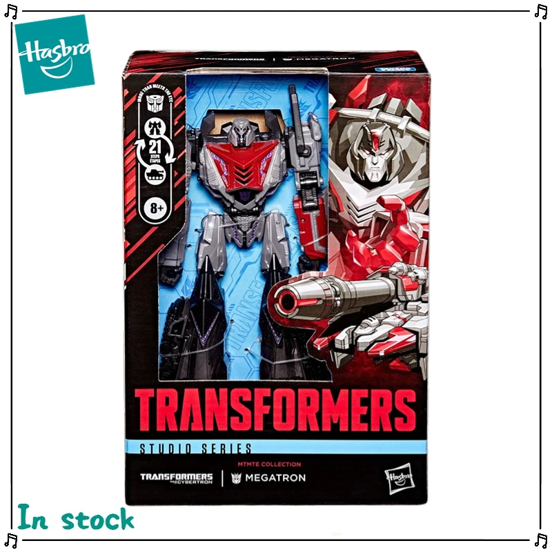 Figuras originales de Hasbro Transformers Studio Series, colección de regalo de juguetes de anime TRANSFORMERS Megatron