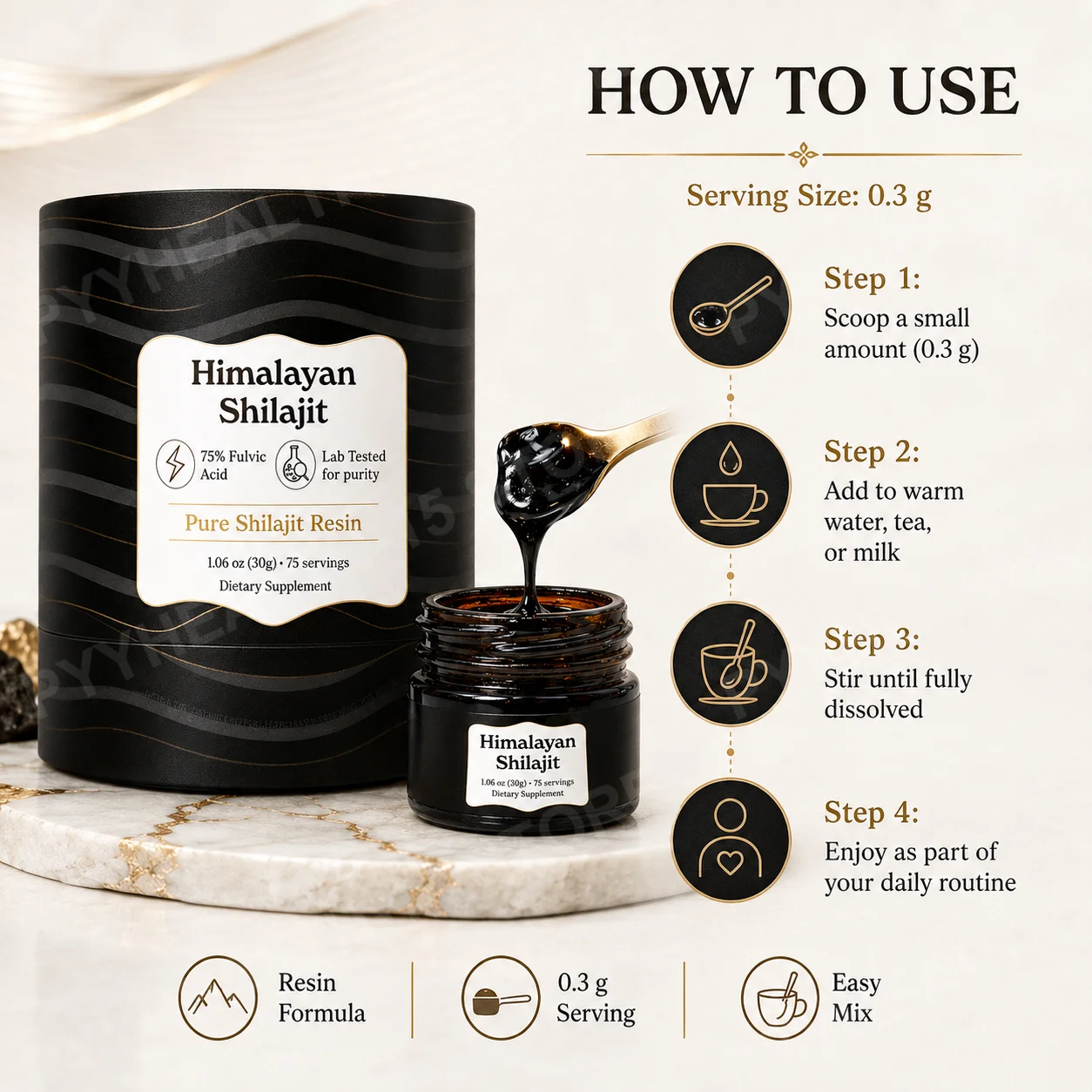 Himalayan Shilajit Resin High  - Shilajit Resin Pure ulasan dan harga