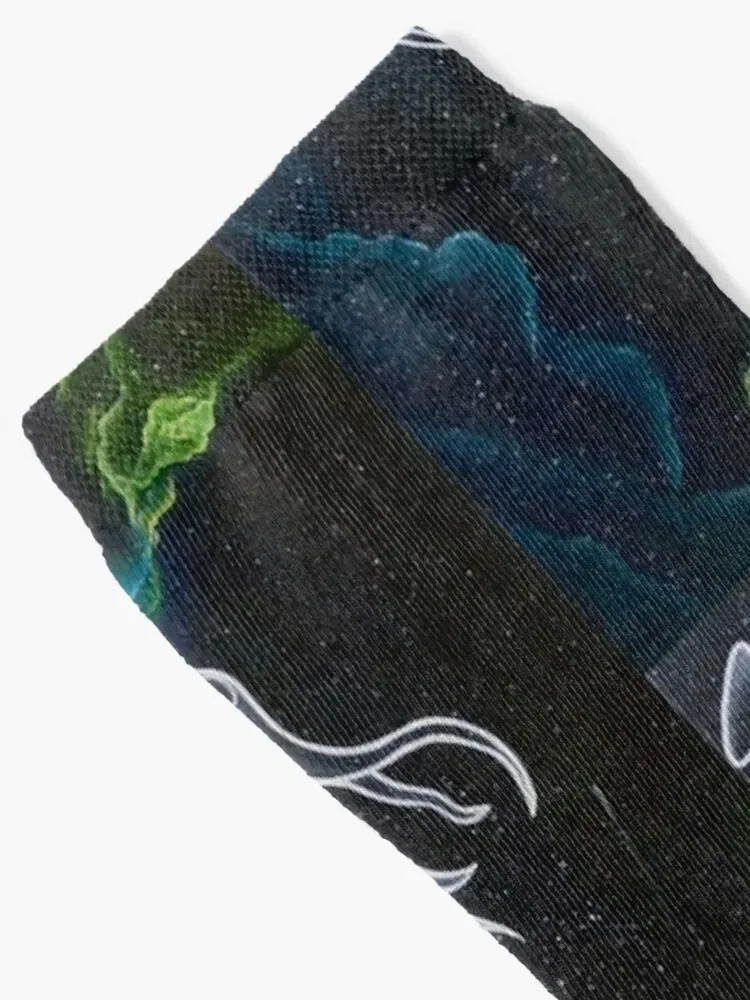 Space cuttlefish Socks colored Thermal man winter Climbing luxe Mens Socks Women's