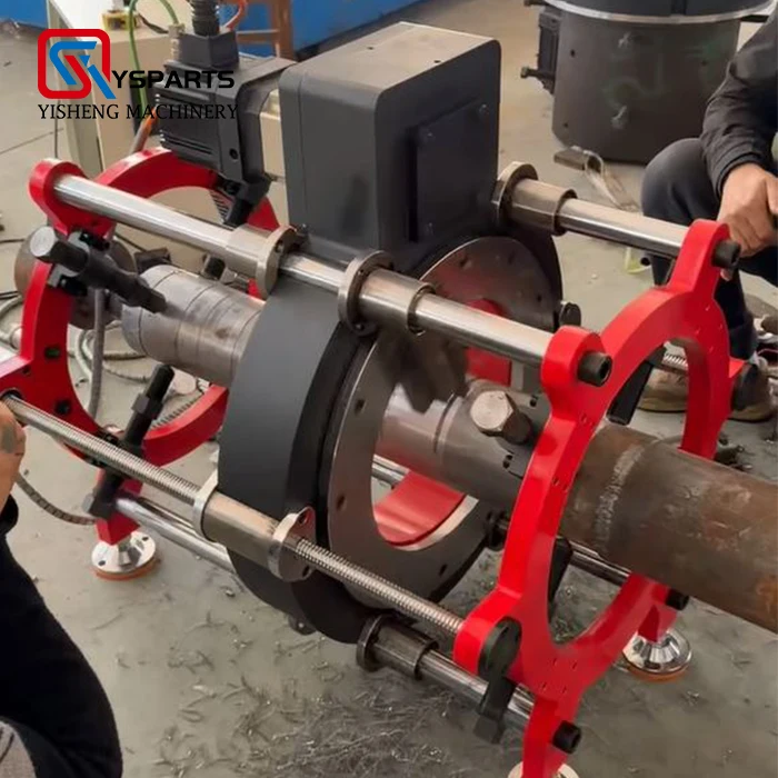 Portable Cylindrical Welder Tube Cylindrical Journal Lathe Machine 80-320mm 220v Portable Frame Type Journal Lathe Machine
