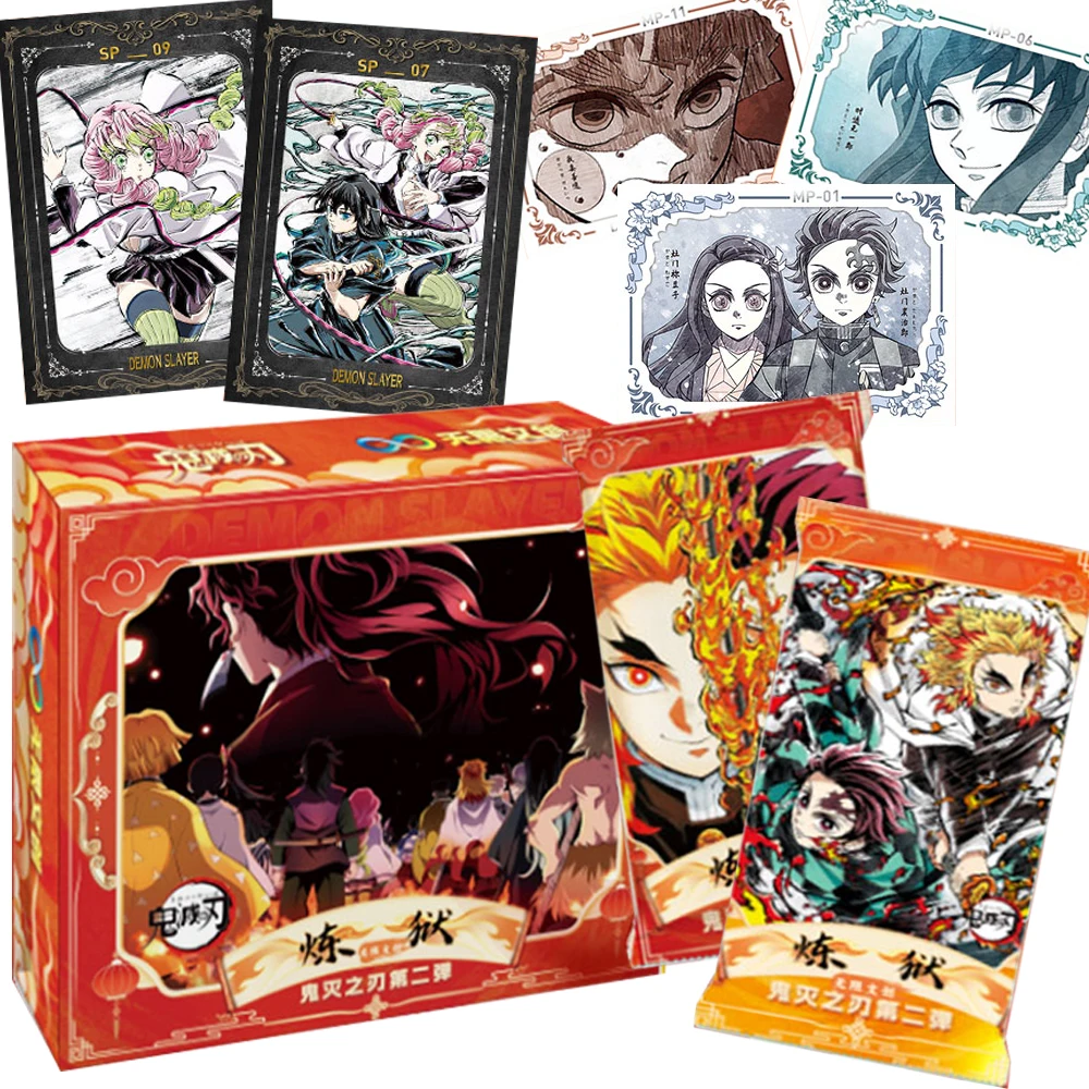 

Wholesale Demon Slayer Collection Cards Q-version Cute Characters Kamado Tanjirou Exquisite Embroidery ID Cards Anime Fans Gifts