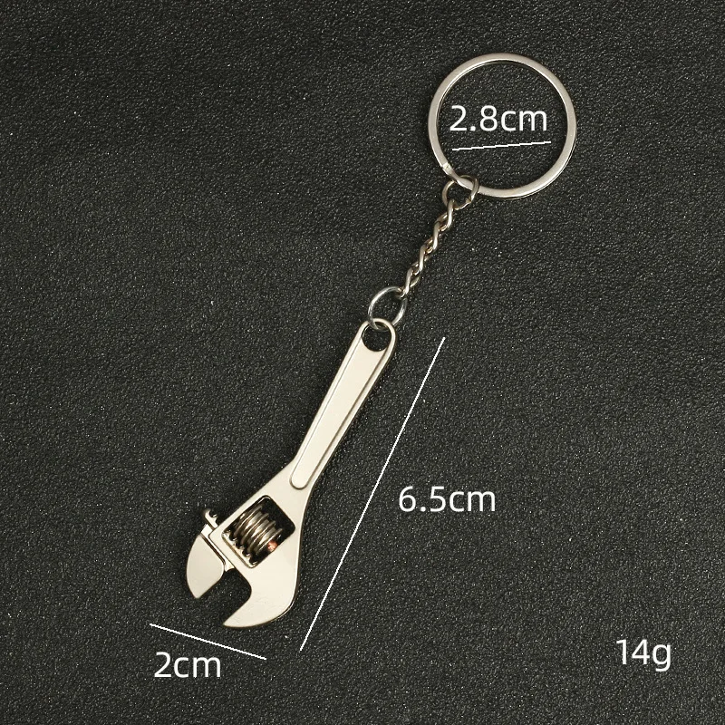 Creative Mini Imitation Tool Keychain Activity Wrench Keychain Metal Pendant Activity Small Gift