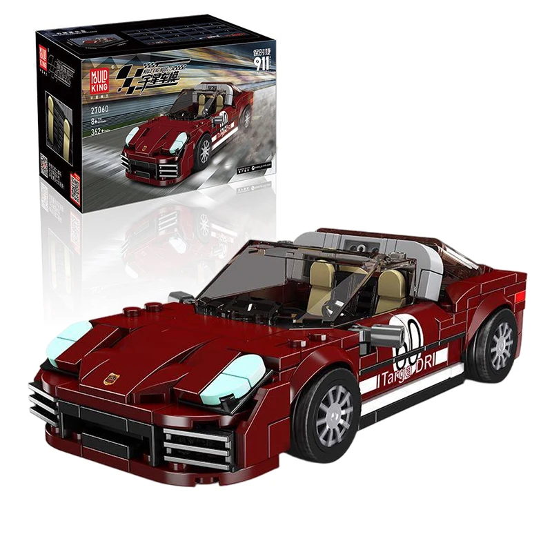 

MOULD KING 27060 Car Model 362pcs Building Block Set Mini Luxury Car Series MOC Bricks Desktop Decoration Kids DIY Toys Gift