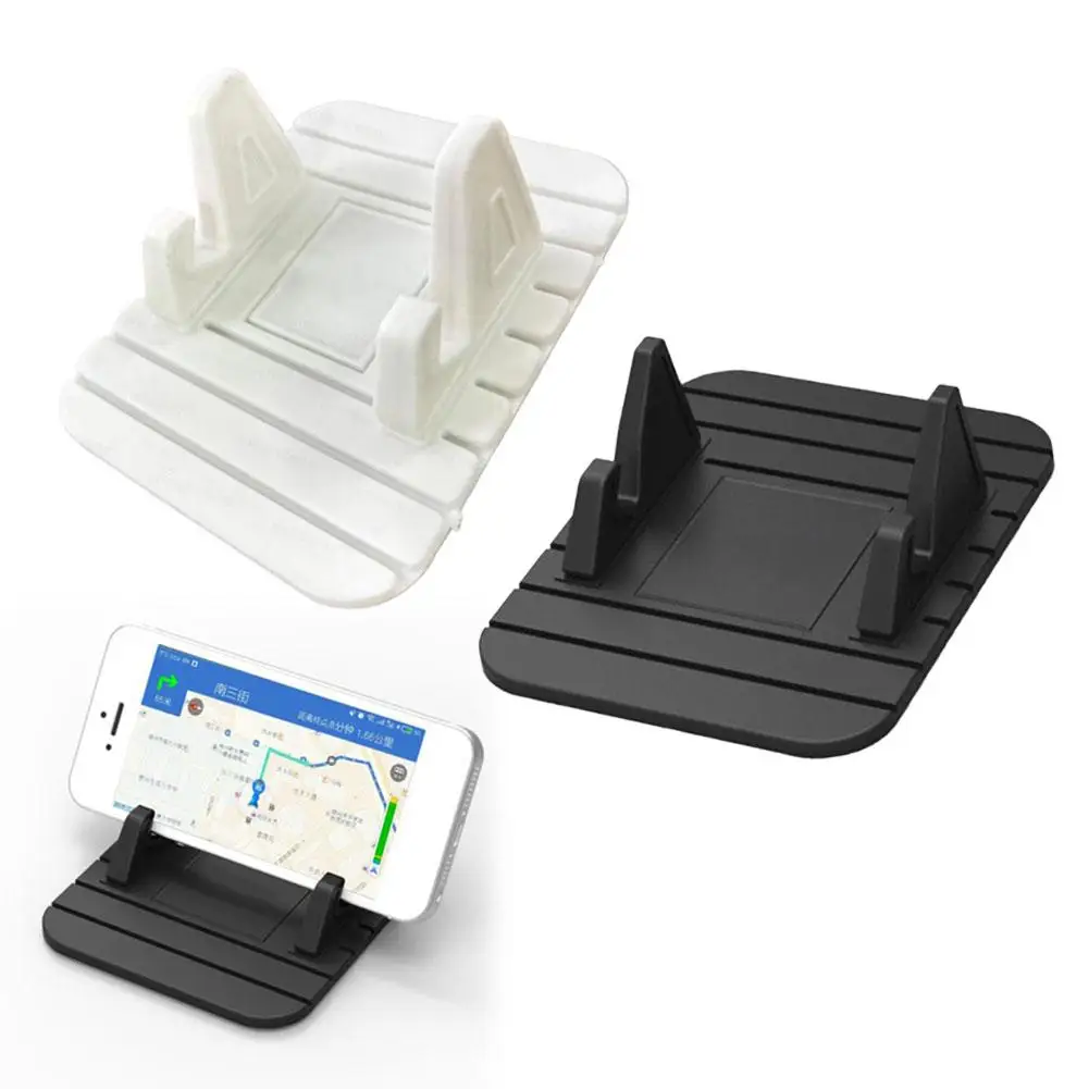 

Многофункциональный автомобильный держатель для телефона, навигационный кронштейн для приборной панели, универсальный вертикальный и горизонтальный силиконовый противоскользящий держатель для телефона