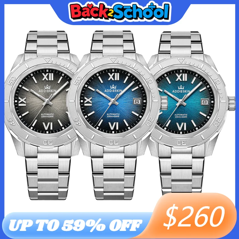 Luxury Watch Second Hand - AddiesKin K002 40mm Herren-Taucheruhr 9015 Automatikuhr